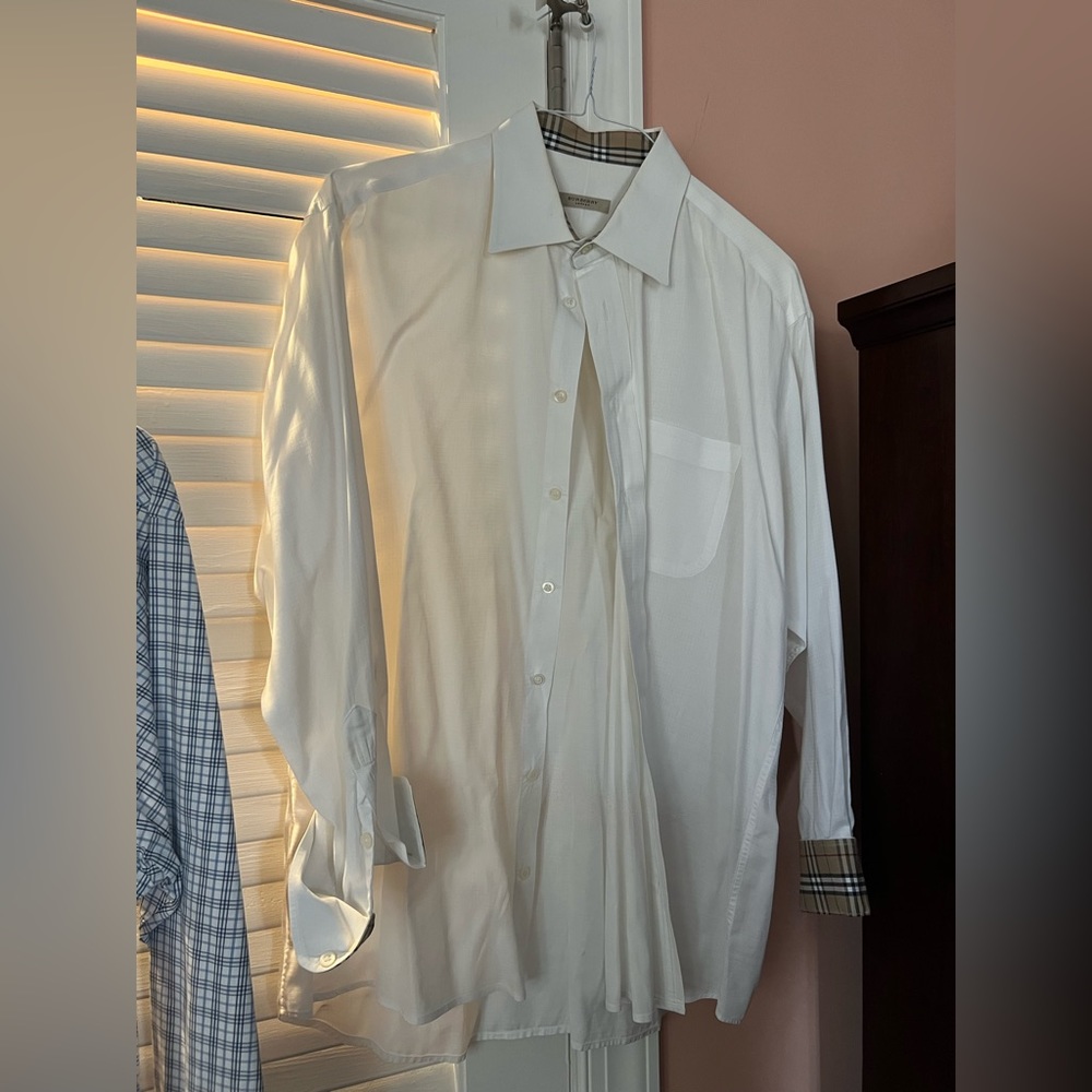 Burberry button down shirt